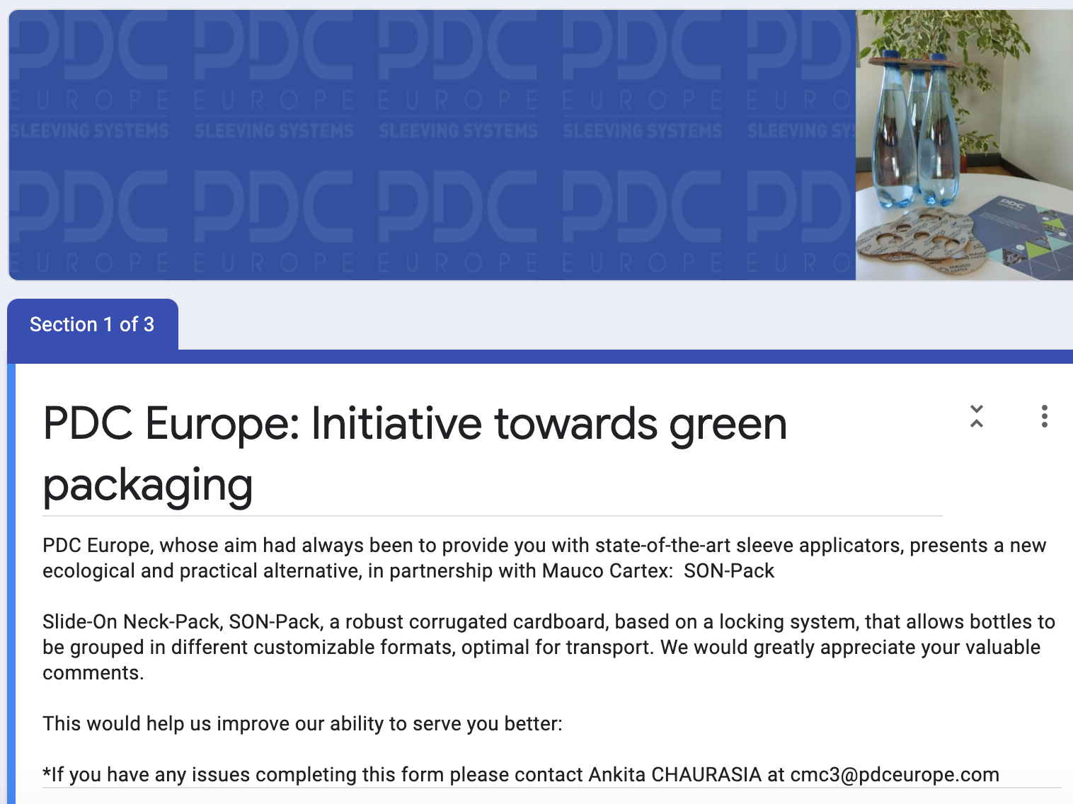 Google_Form_Inititiative towards green packaing